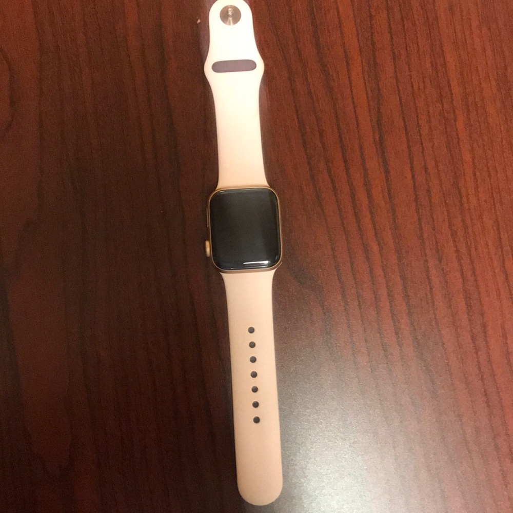 Rose gold Apple Watch
